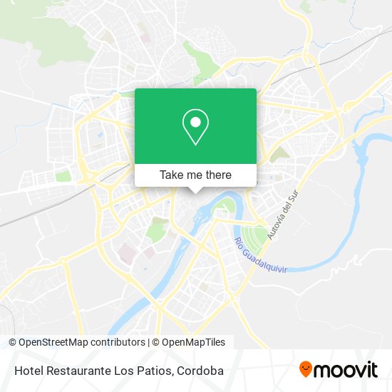 Hotel Restaurante Los Patios map