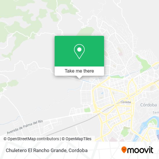 Chuletero El Rancho Grande map