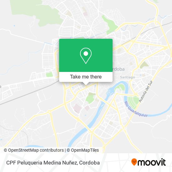 CPF Peluqueria Medina Nuñez map