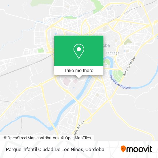 mapa Parque infantil Ciudad De Los Niños