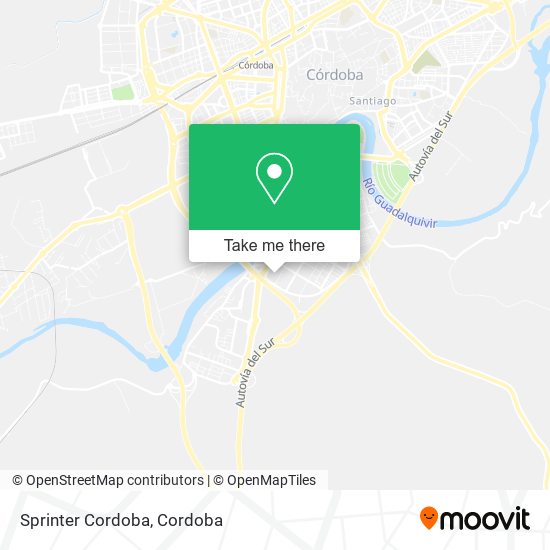 Sprinter Cordoba map