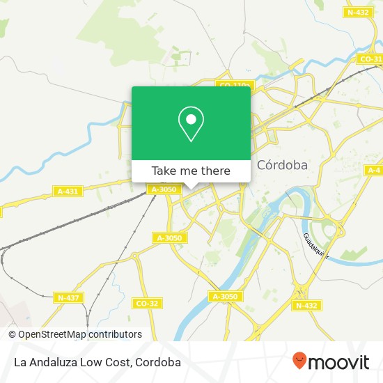 La Andaluza Low Cost map