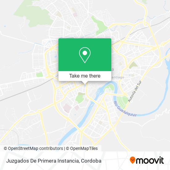 Juzgados De Primera Instancia map