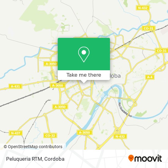 mapa Peluqueria RTM