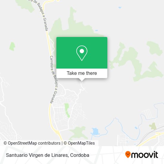 Santuario Virgen de Linares map