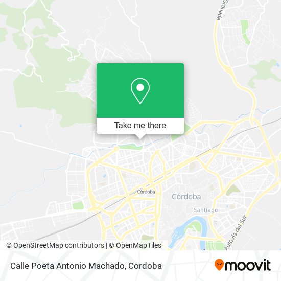 Calle Poeta Antonio Machado map