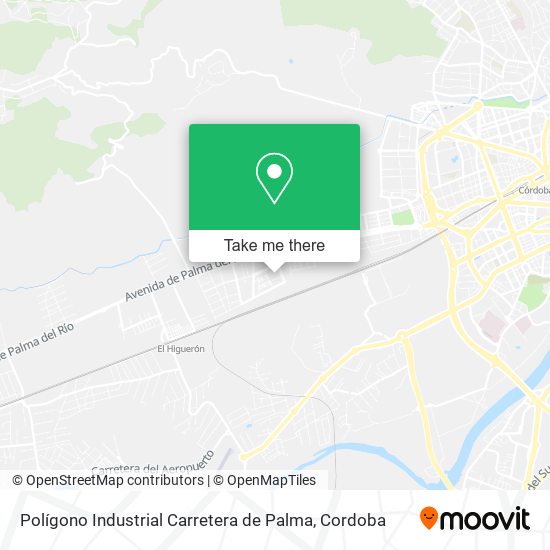 mapa Polígono Industrial Carretera de Palma