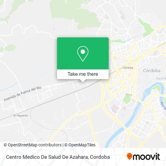 mapa Centro Medico De Salud De Azahara