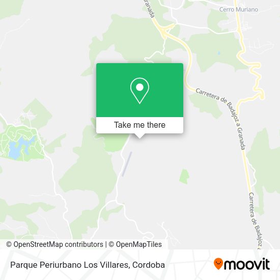 Parque Periurbano Los Villares map
