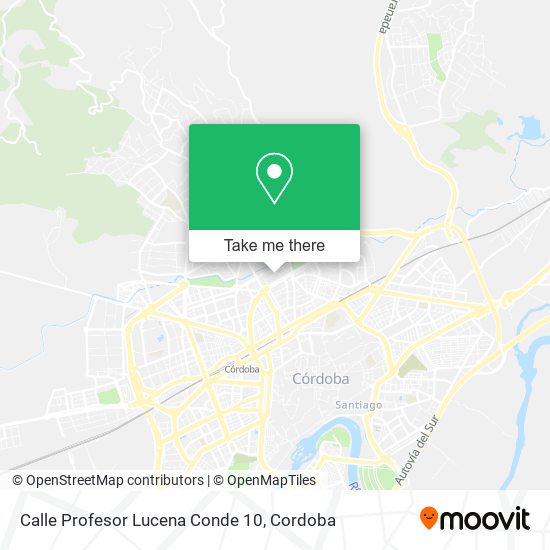 mapa Calle Profesor Lucena Conde 10