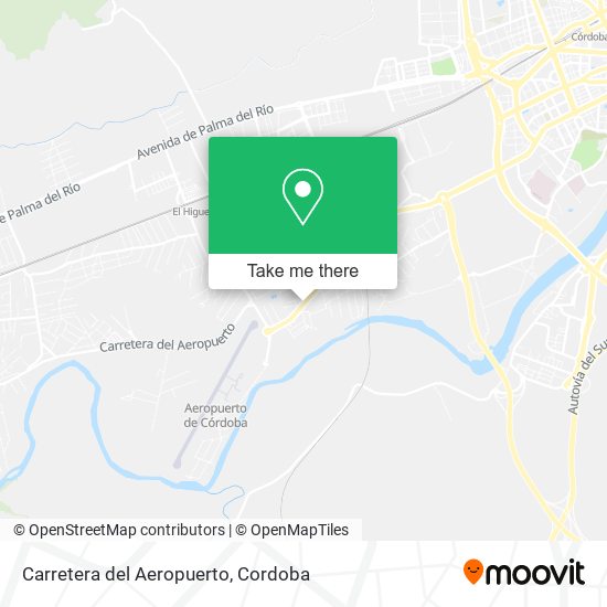 mapa Carretera del Aeropuerto