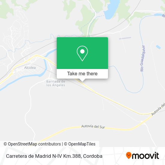 Carretera de Madrid N-IV Km.388 map