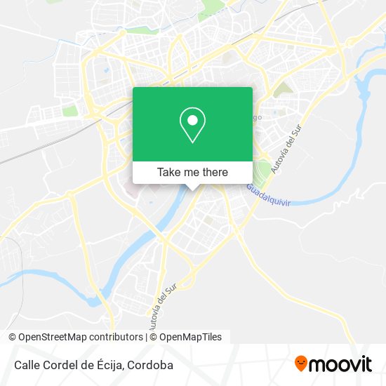 Calle Cordel de Écija map