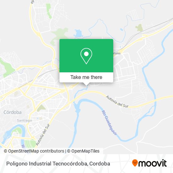 mapa Poligono Industrial Tecnocórdoba