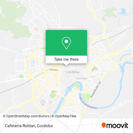 mapa Cafeteria Roldan