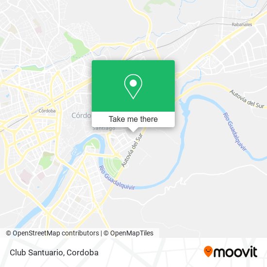 Club Santuario map