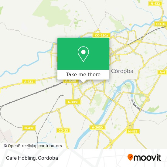 Cafe Hobling map