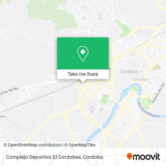 Complejo Deportivo El Cordobes map