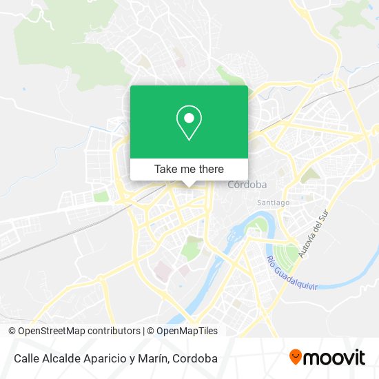 Calle Alcalde Aparicio y Marín map
