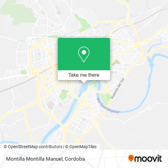 mapa Montilla Montilla Manuel
