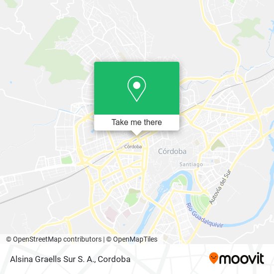 Alsina Graells Sur S. A. map