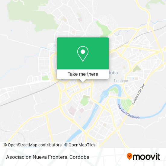 mapa Asociacion Nueva Frontera