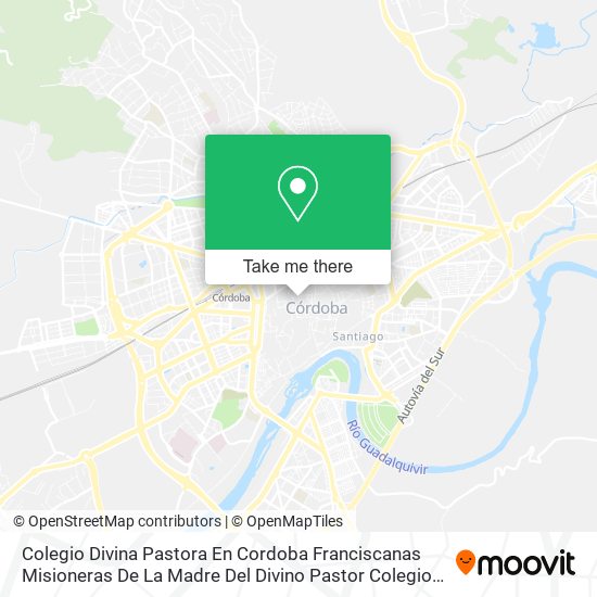 mapa Colegio Divina Pastora En Cordoba Franciscanas Misioneras De La Madre Del Divino Pastor Colegio Div