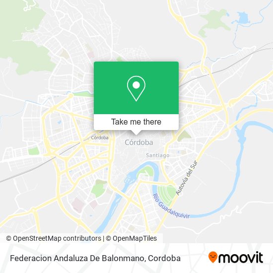 Federacion Andaluza De Balonmano map