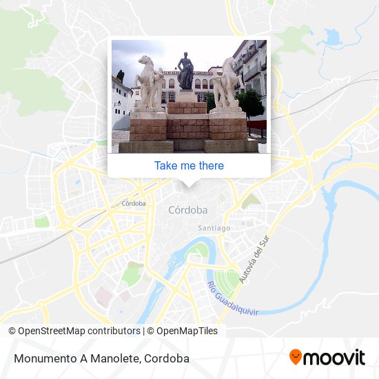 Monumento A Manolete map