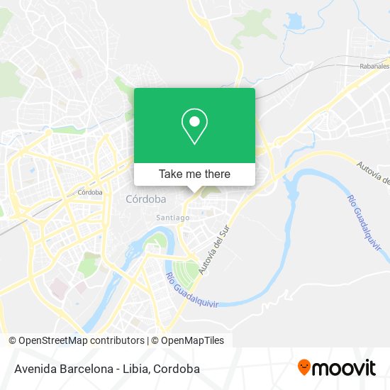 Avenida Barcelona - Libia map