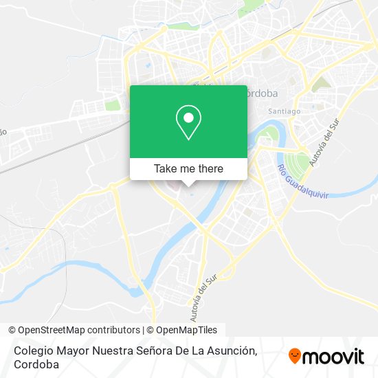 mapa Colegio Mayor Nuestra Señora De La Asunción