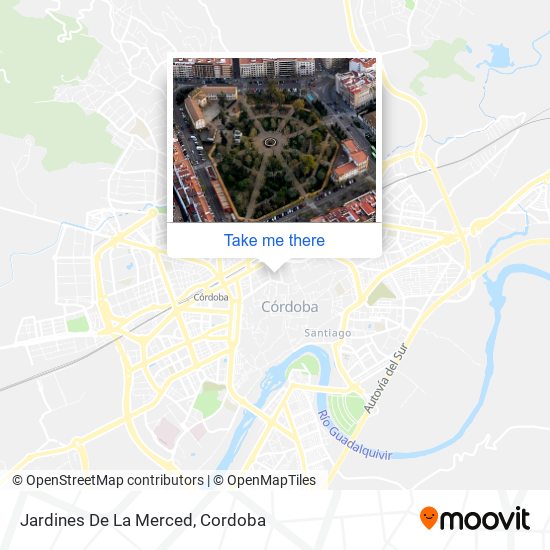 mapa Jardines De La Merced