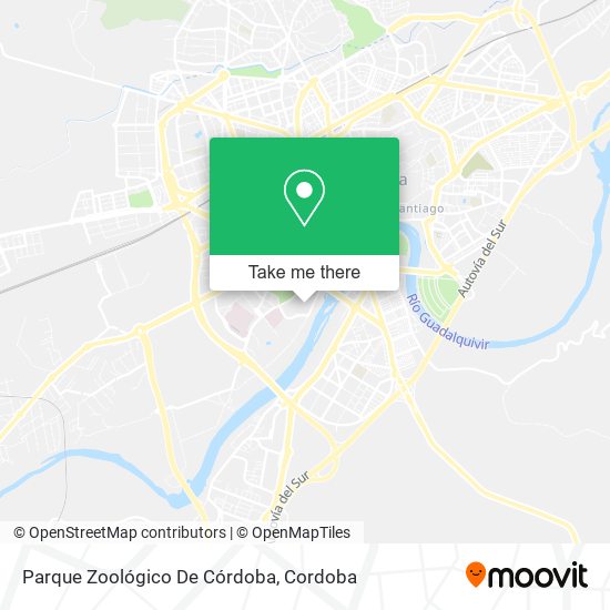 mapa Parque Zoológico De Córdoba