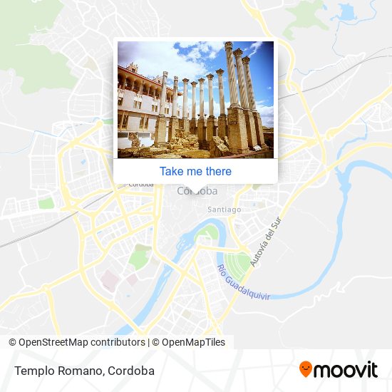 mapa Templo Romano