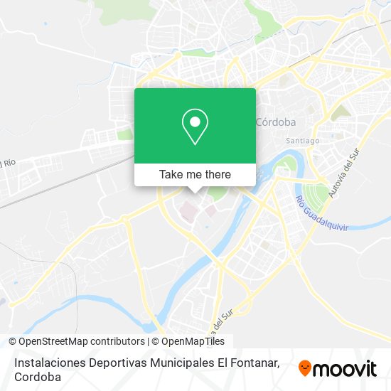 Instalaciones Deportivas Municipales El Fontanar map