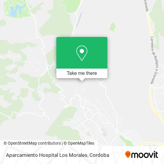 mapa Aparcamiento Hospital Los Morales