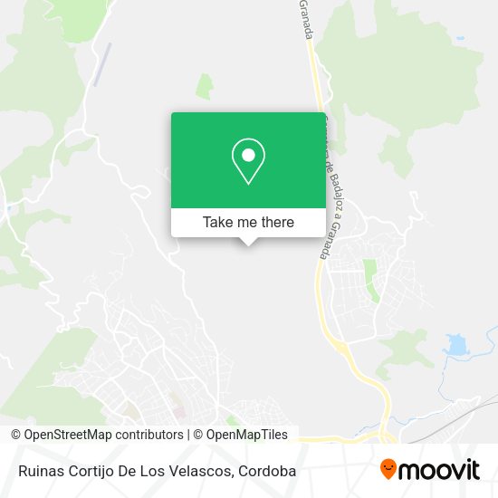 Ruinas Cortijo De Los Velascos map