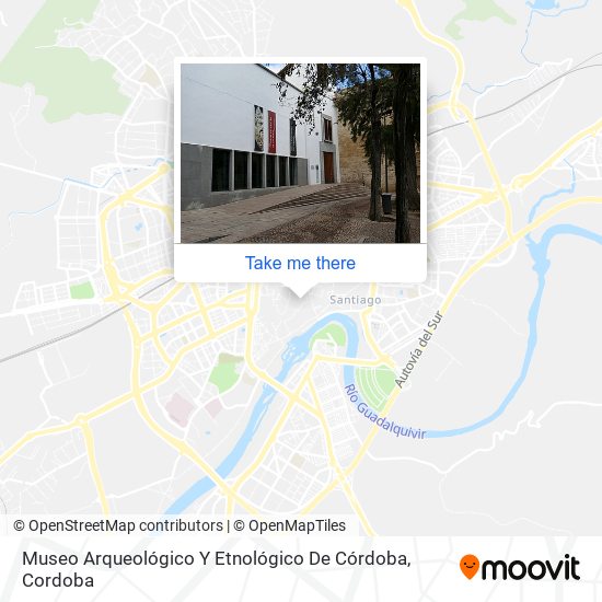 mapa Museo Arqueológico Y Etnológico De Córdoba