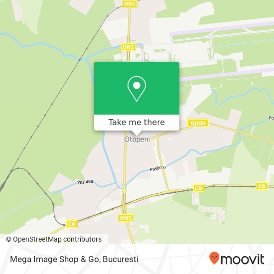 Mega Image Shop & Go map