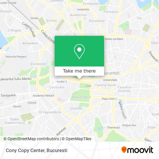 Cony Copy Center map