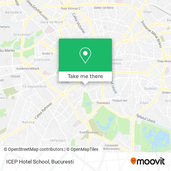 ICEP Hotel School map