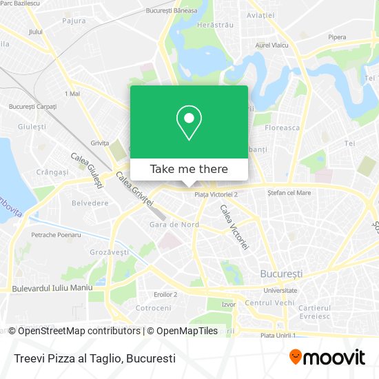 Treevi Pizza al Taglio map