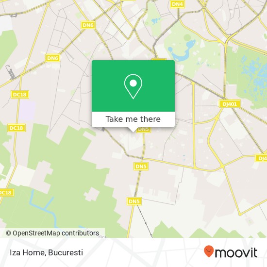 Iza Home map