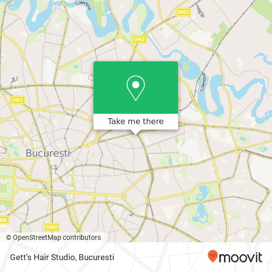 Gett's Hair Studio map