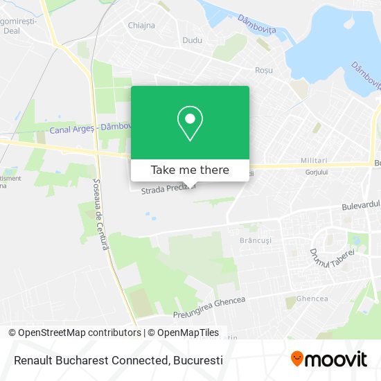 Renault Bucharest Connected map