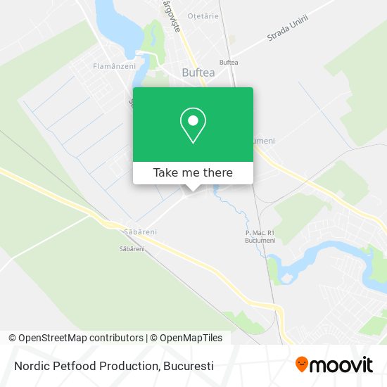 Nordic Petfood Production map