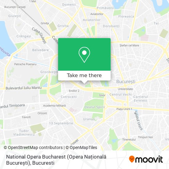 National Opera Bucharest (Opera Națională București) map