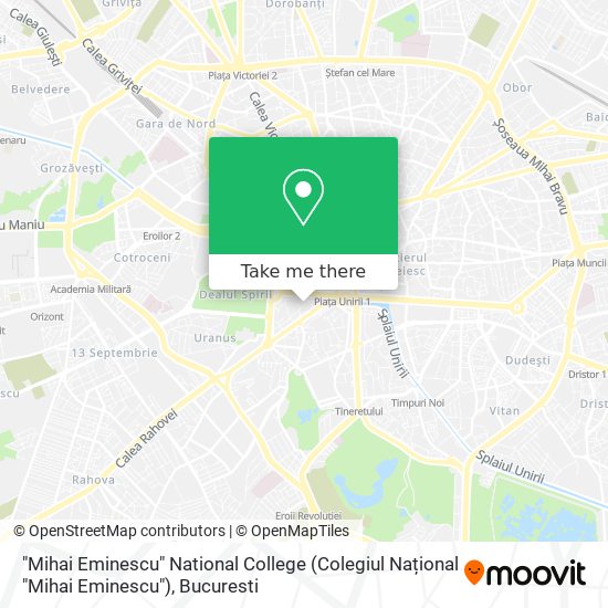 "Mihai Eminescu" National College (Colegiul Național "Mihai Eminescu") map