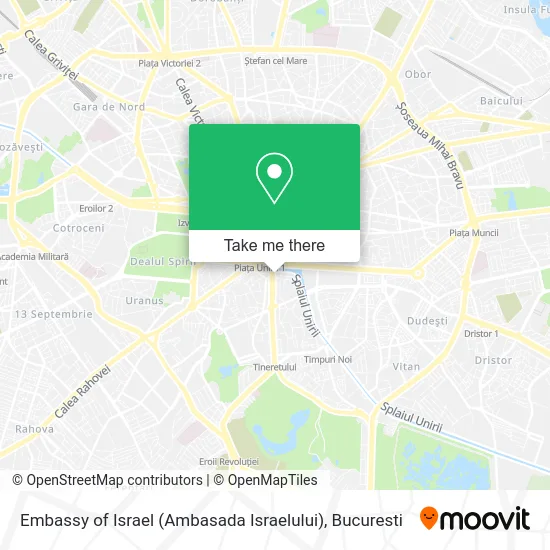 Embassy of Israel (Ambasada Israelului) map