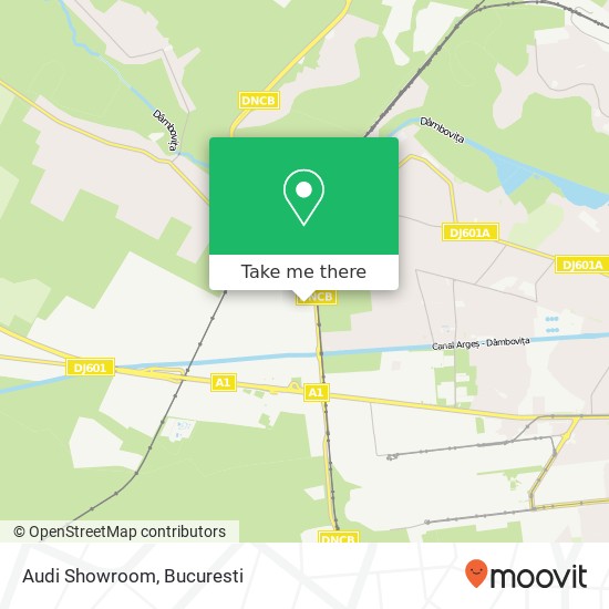 Audi Showroom map